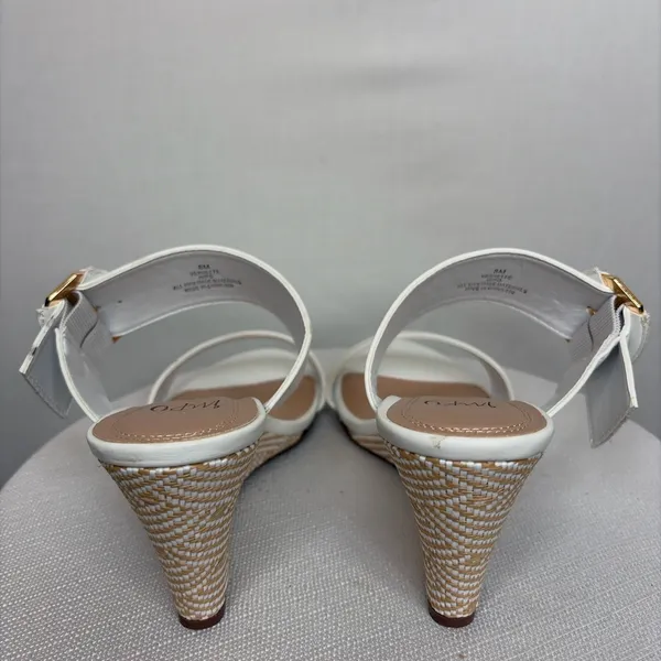 IMPO Vernette White Wedge Sandals Women’s Size 8 New(B96)”✨ - Image 6