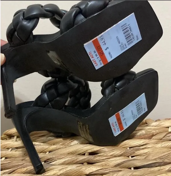 🆕 “Kenley” Steve Madden Elegant Black Braided Heels! Elegant black braided heels by Steve Madden! - Image 7