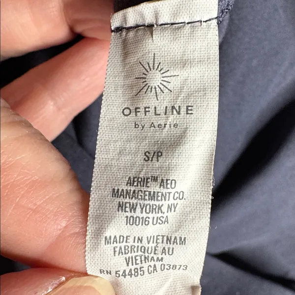 OFFLINE By Aerie Real Me 7/8 Legging Hi-Rise Navy Blue Size Small - Image 10