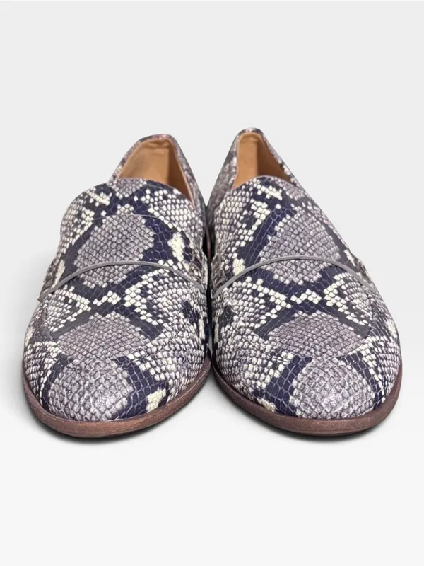 Madewell Alex Snakeskin Embossed Leather Loafers Size Women’s 7 - Image 6