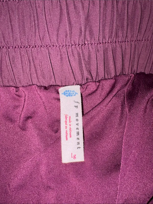 NWT Free People Movement Get Your Flirt On Black Cherry Size Large - Image 8