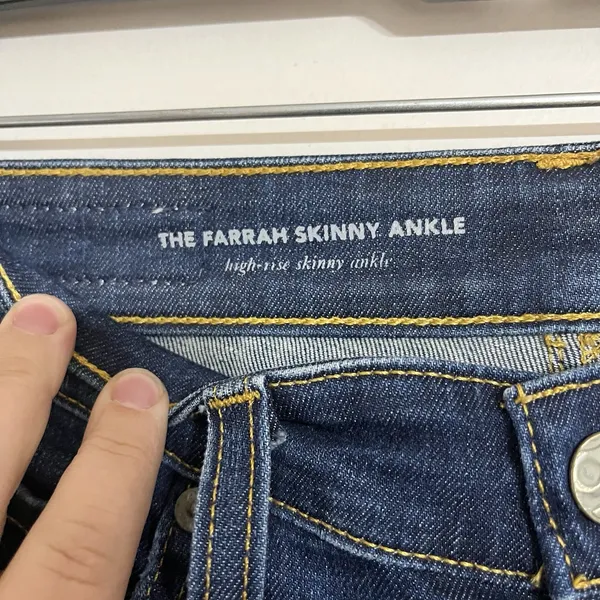 AG-ED Adriano Goldschmied Size 25R The Farrah High Rise‎ Skinny Ankle Jeans - Image 5