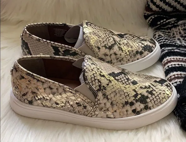 steve madden• safary python snakeskin metallic sneakers - Image 63