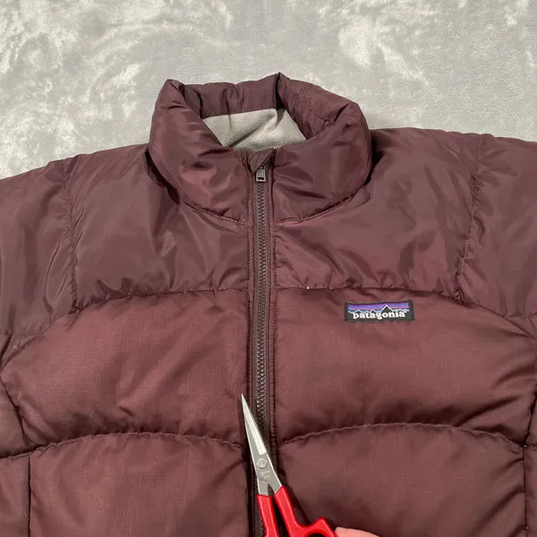 Patagonia Fitz Roy Jacket Womens Small Goose Down Quilted Outdoor Puffer Hiking - Image 7