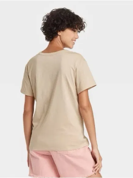 Disney Winnie the Pooh Tigger Parade Beige Graphic Logo Tee Shirt Top - Image 2