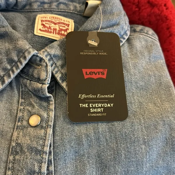 New‎ Levi's Premium the everyday shirt ICONIC WESTERN DENIM SHIRT - Image 6