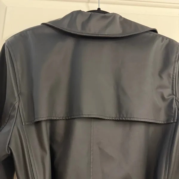 Esprit Women's Black Belted Jacket Size Medium VINTAGE! - Image 7