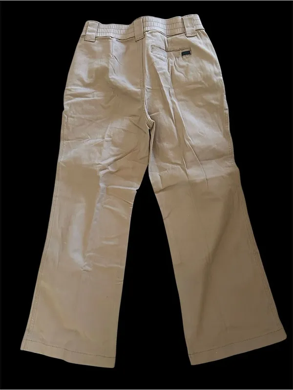 Hue Kick Flare Stretch Cotton Pull-On Pants, Tannin, Size Medium, NWT - Image 5