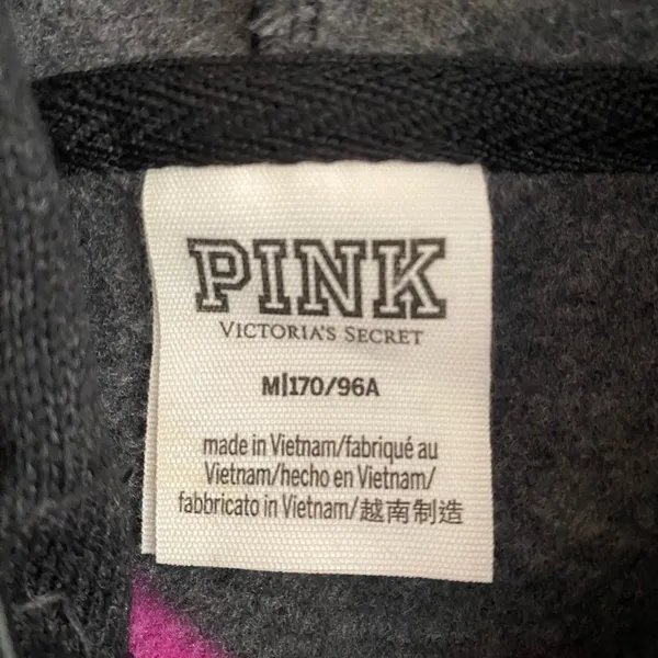 PINK Victoria's Secret Black Floral Women's Top Size M - Image 3