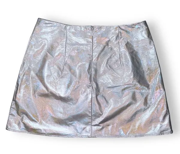 Holographic Mini Skirt - Image 3