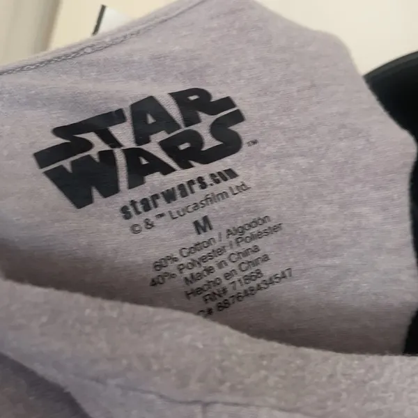 Vintage Star Wars tee in gray graphic of movie stars size m - Image 7