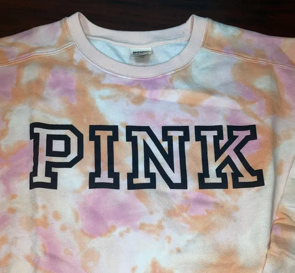 PINK Victoria’s Secret Tie Dye Sweatshirt Size Small - Image 2