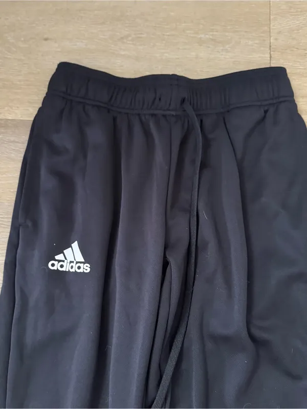 Adidas Black Athletic Track Pants Joggers - Image 2