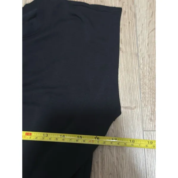 Lou & Grey Signaturesoft Jogger Jumpsuit Womens S Black Sleeveless Drawstring‎ - Image 5