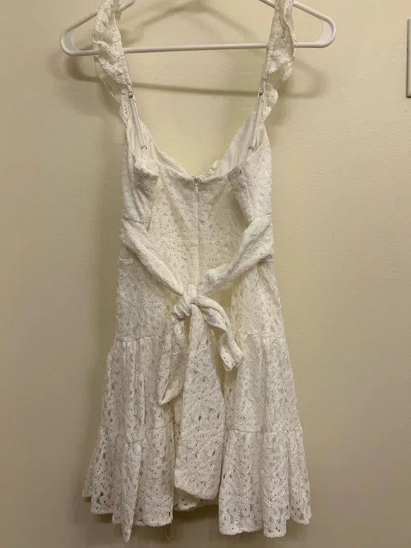American Threads Altar'd State Dress Mini White - Image 2