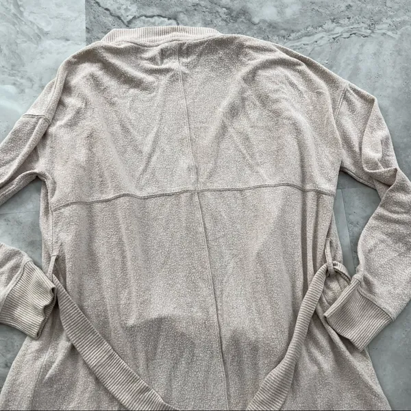 Free Press Oatmeal Tie Long Cardigan Size‎ Medium M - Image 4