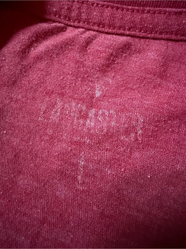 Budweiser Pink Cropped Graphic Tee Size Large - Image 4