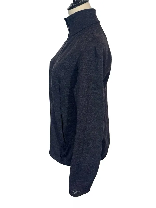 Arc'teryx A2B Vinta Zip Up Merino Wool Blend Fleece Jacket - Image 4