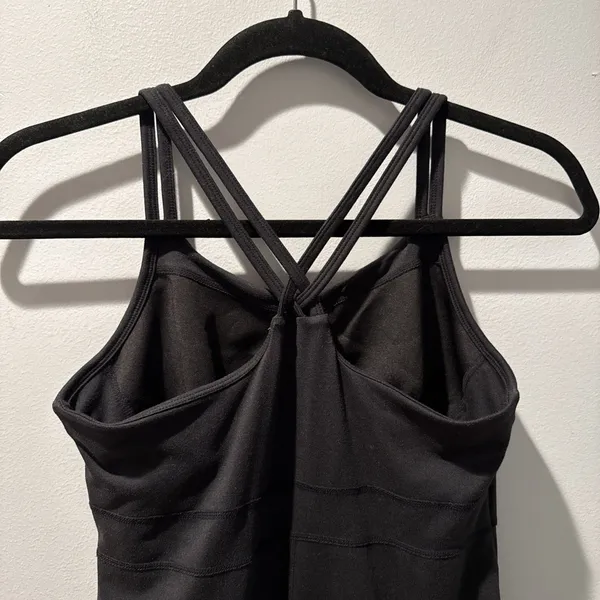 Marmot Taryn Dress Black Athletic Strappy Mini Dress w/ Built-in Bra Small - Image 4