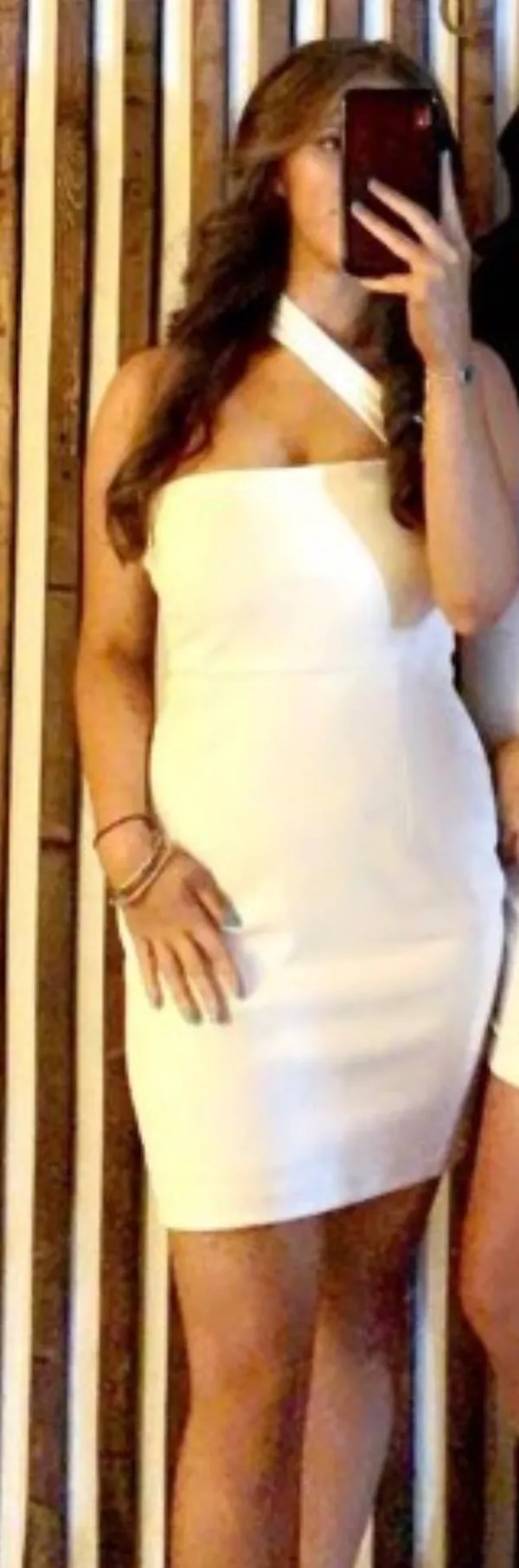 Olia White Dress Size M - Image 3