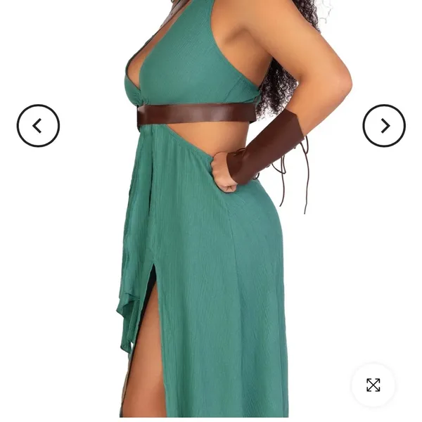Leg Avenue Warrior Maiden Teal Dress | Size Small - Image 5