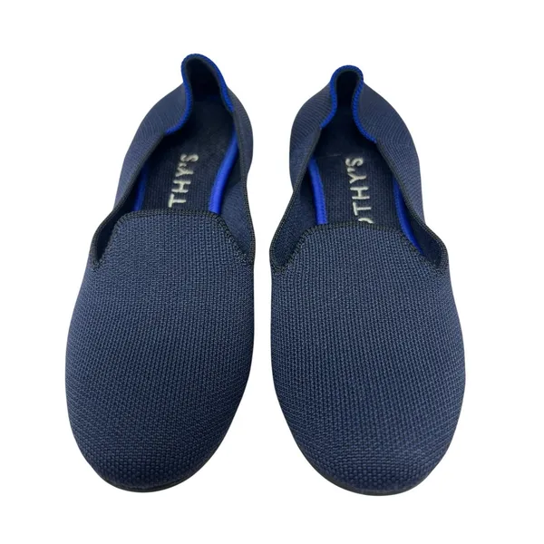Rothy’s The Loafer Solid Navy Blue Round Toe Flats 7 - Image 3