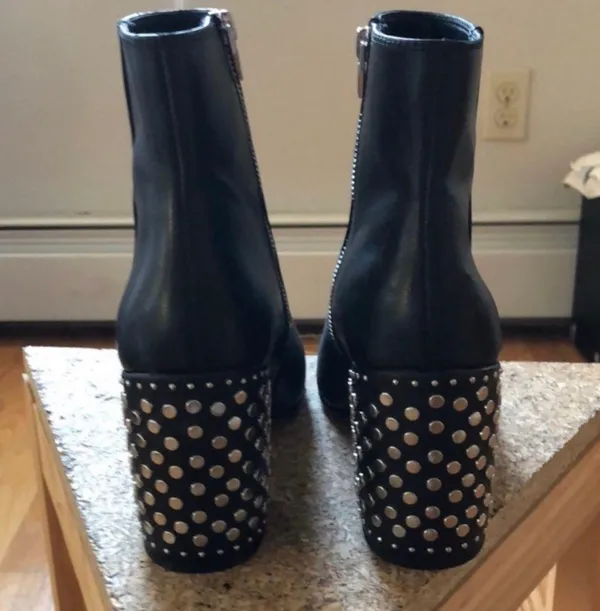 DV by Dolce Vita Black Studded Booties - Image 2