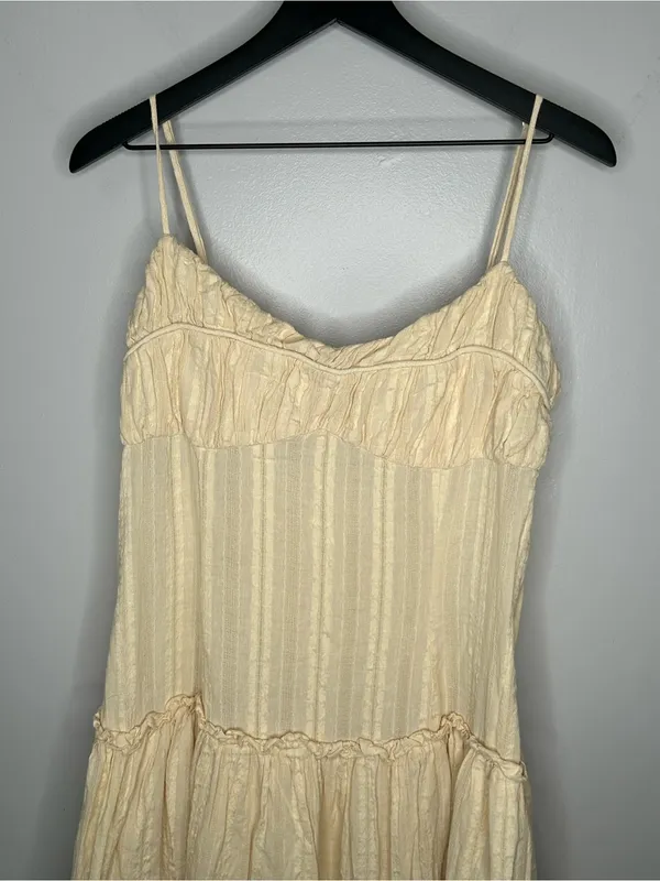 Peppermayo Jacinda Cream Drop Waist Maxi Dress Size 2X - Image 4