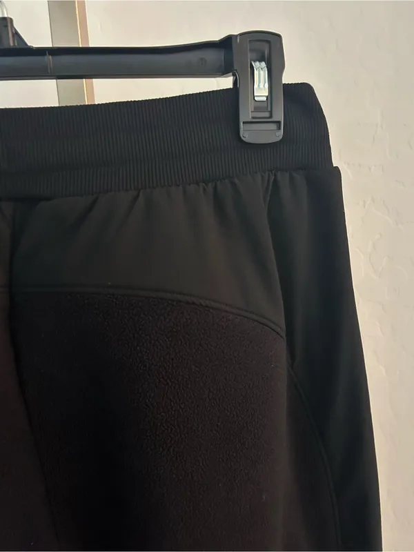 Alo Yoga Polar Fleece Wintry Mix Jogger Pants Women’s Medium $158 - Image 6