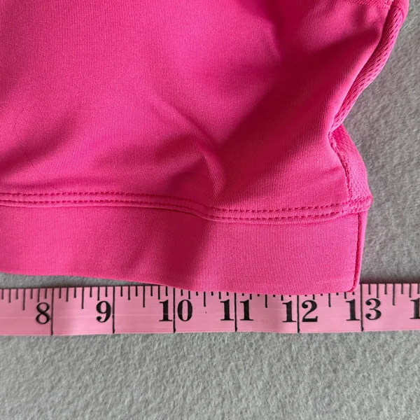Women's NEW Pink Mesh Racer Back Sports Bra Size XL #260756 - Image 2
