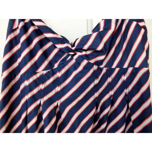 American Eagle Striped Versatile Summer Striped Cotton Dress Size 4 Gators UF - Image 5