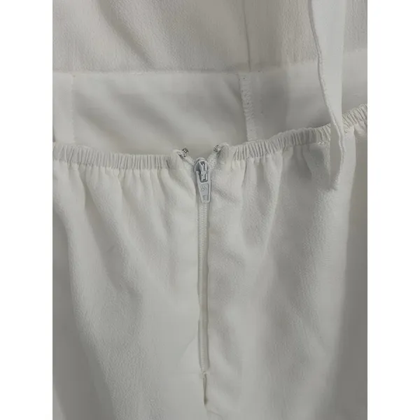 Windsor Grand Allure Cutout Boho Jumpsuit Bachelorette Bridal White‎ — M Bin12 - Image 8
