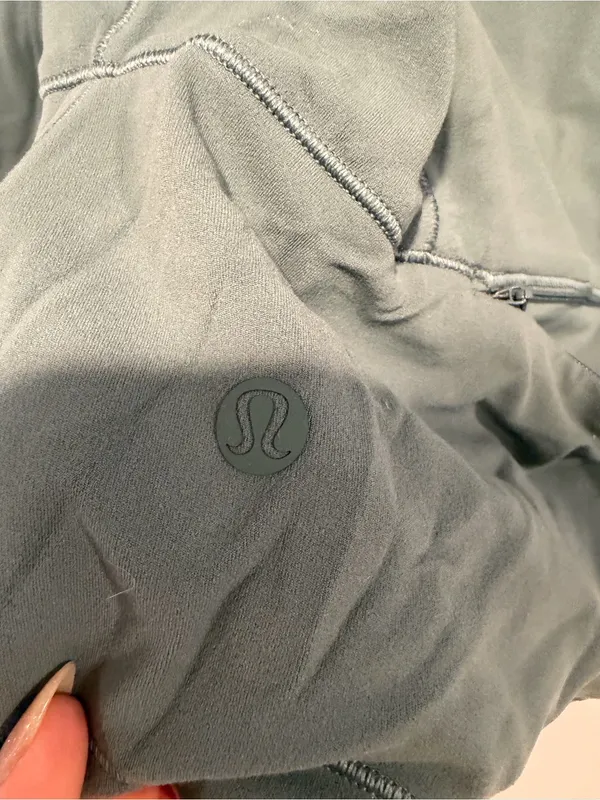 Light Teal Lululemon Soft Women's Hooded Zip Jacket - Image 4