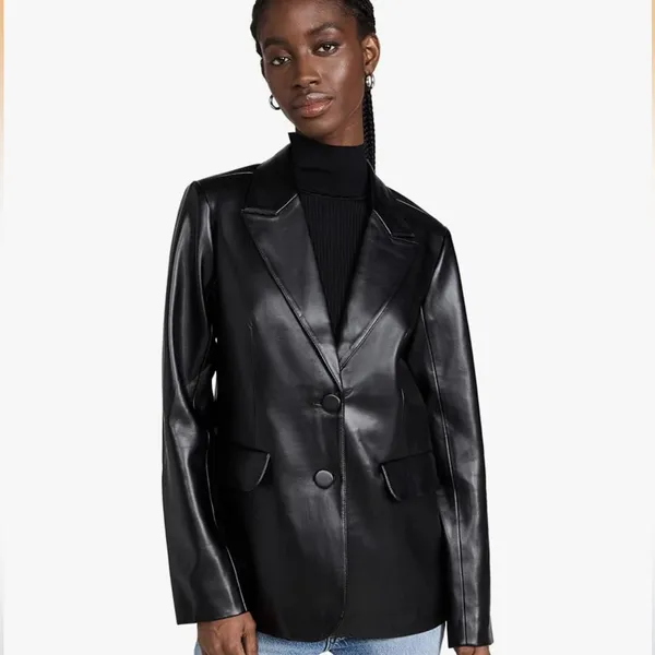 Good‎ American Women's Better Than Leather Blazer 2X NWT - Image 2