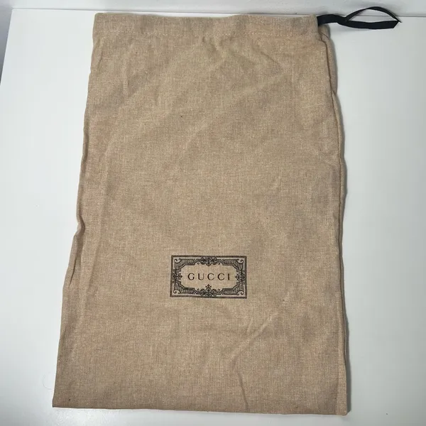 Gucci Authentic Adjustable Drawstring Shoe Sneaker Handbag Purse Wallet Dustbag - Image 2