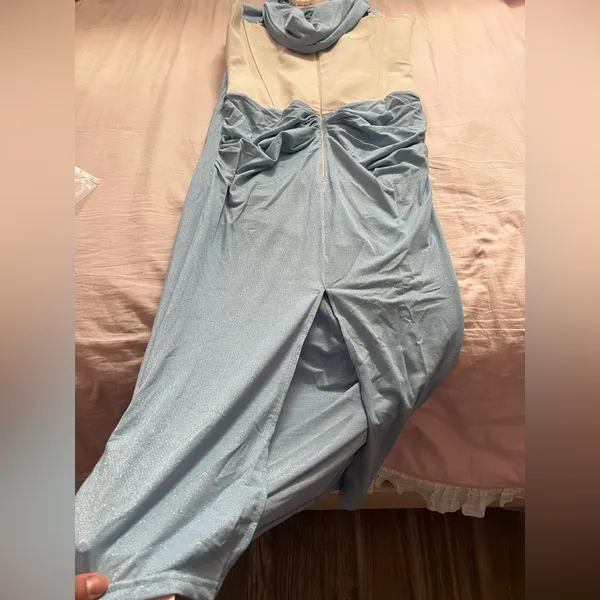Lacemade Twelfth Night Corset Dress Blue Size XL - Image 4