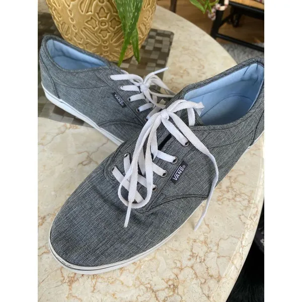 Vans Size 8 women’s gray sneakers - Image 2