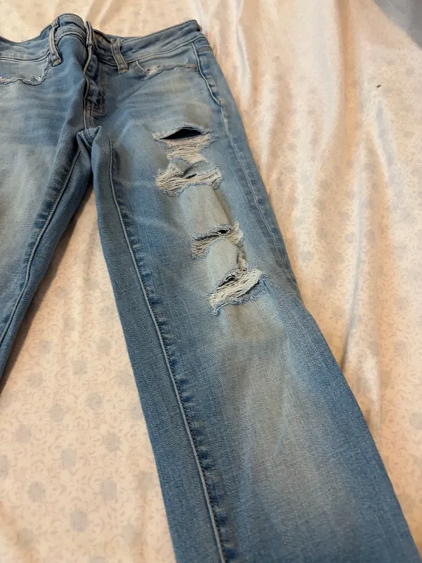 American eagle super stretch ripped jegging  - Image 6