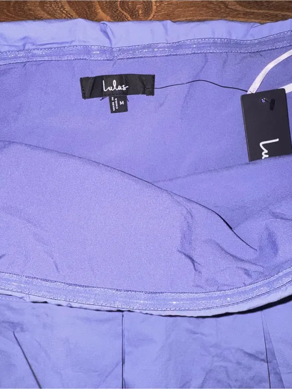 LULUS Trendsetting Choice Periwinkle Strapless Midi Dress - NO BELT - Image 5