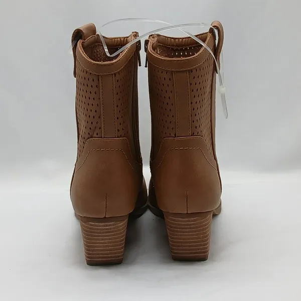 Dolce Vita Kirby Ankle Boot Women 6.5 Tan Western Shoes Cowboy Cowgirl Pointed - Image 5