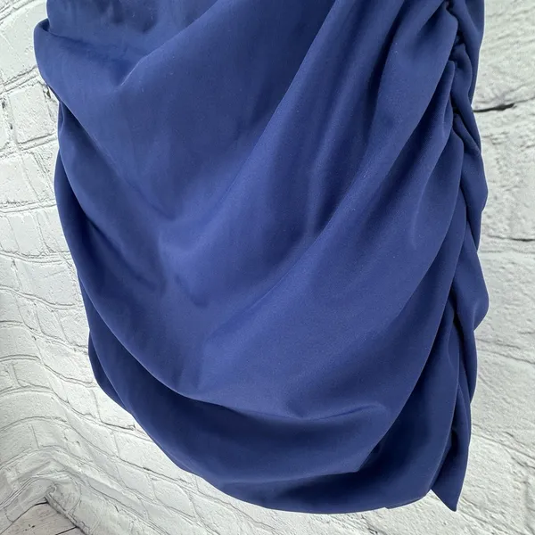 SKIMS Sculpting Ruched One-Piece Women's L Midnight Blue Swim Dress Vacation - Image 4