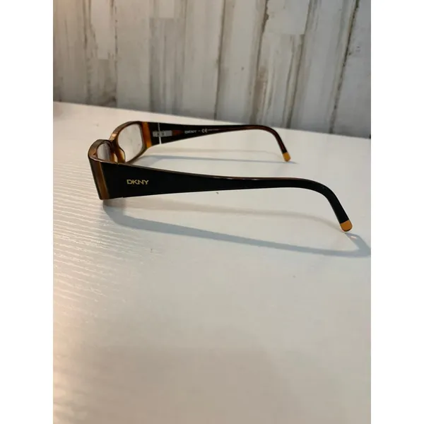 DKNY Eyeglass Frame Womens Brown Tortoise Full-Rim 51-16-130 - Image 2