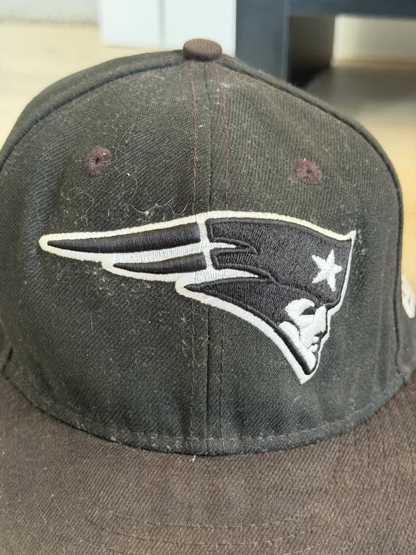 New England Patriots New Era Fitted Cap Black - Image 2