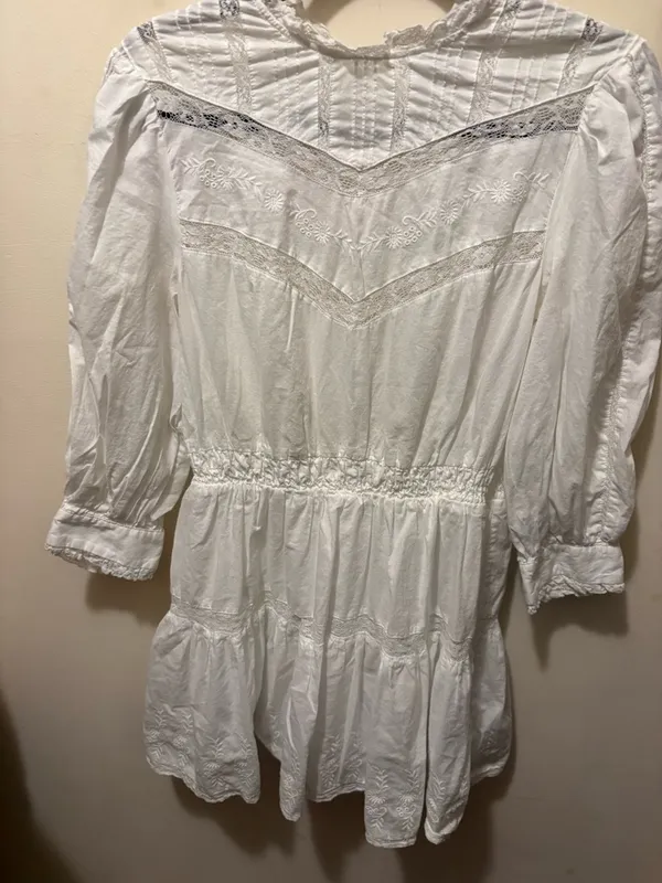 Loveshackfancy x target Talulah white mini dress size small - Image 7