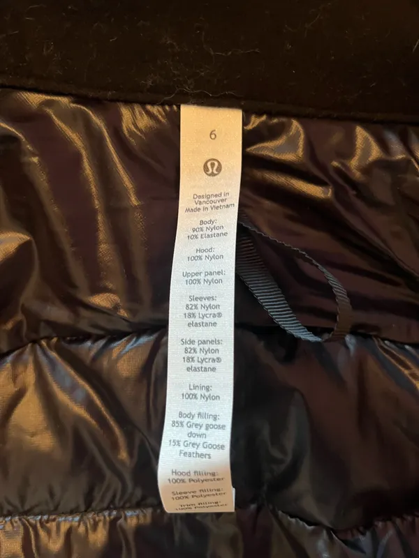 Lululemon Down For It All Jacket *Shine - Image 4