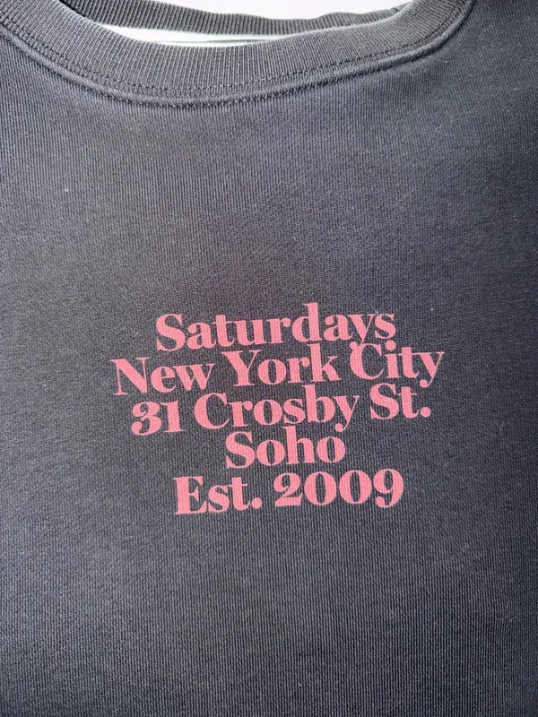 Saturdays crew neck Gray Size XL - Image 6