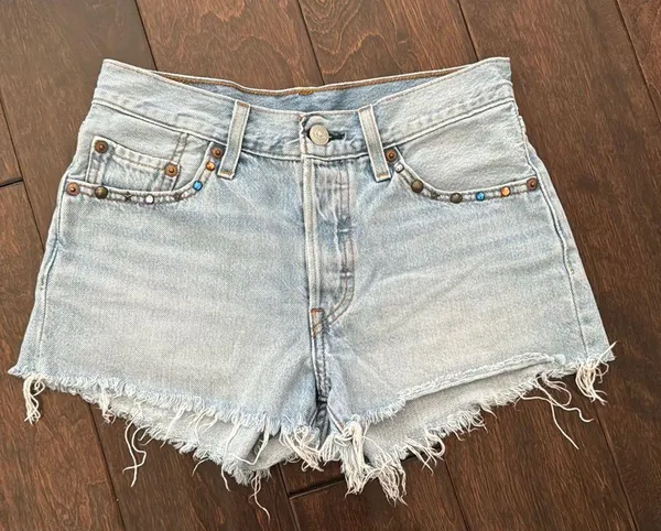 Levi’s Embellished Shorts - Image 3