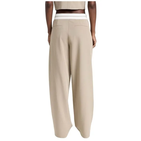 WAYF exposed waistband trouser pants Small - Image 3
