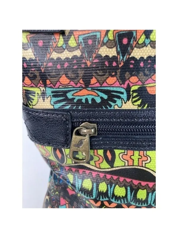 -Sakroots Crossbody Messenger Handbag Purse Boho Mixed Print Travel Shoulder Bag - Image 4