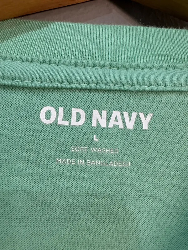 Mint Green Old Navy Soft Washed S/S Tee Size L EUC - Image 5